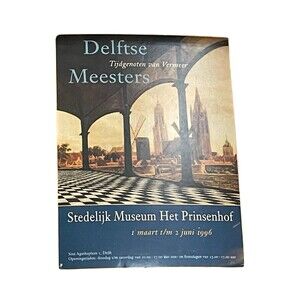 Vermeer Delft Masters 1996 Poster Art Exhibition Stedelijk Museum Prinsenhof